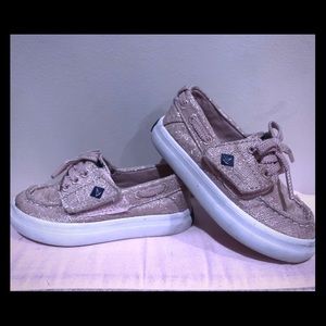 Toddler girl Sperry boat shoes size 6